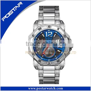 Reasonable Price Men's Luxury Chronograph Watch With Specail Blue Dial thumbnail-1