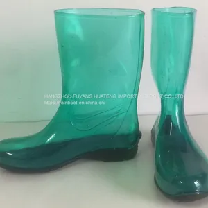 Transparent Women Rain Boots,Fashion Transparent Ladies Boots,Transparent Lady Boots,Female Rain Boots thumbnail-1
