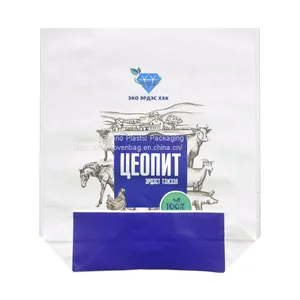 Polypropylene Woven Bag pp or pe Potato 50kg Sack for Onion Potato PP White Bag With Red Line for East Africa thumbnail-3
