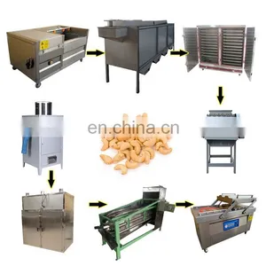 Whole Complete Cashew Cooking Kernel Grading Shelling Separating Machine Cashew Nut Processing Line thumbnail-2