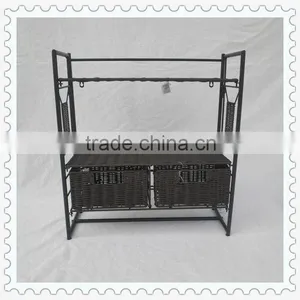 Unique Handmade 2 Drawer Stainless Steel Kitchen Storage Shelf / Rack thumbnail-1