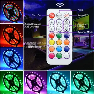 Hot Selling Fancy Colorful Dream Decorative Wall Lights Indoor WS2811 Pixels 12V Strip Light RGB Led Strip Light Kit thumbnail-4