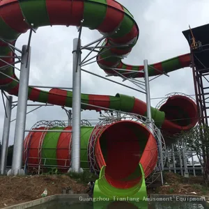 Water Park Fiberglass Slide Outdoor Combination of Large Children's Water Play Water House Water Village Slide Equipment thumbnail-4