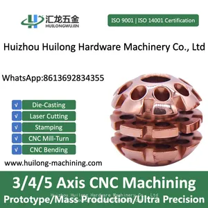 Custom Machining Service Anodized Aluminum/ Brass/ Copper/ Stainless Steel Precision CNC Turning and Milling Machining Parts thumbnail-1