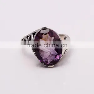 AMETHYST Ring,925 Sterling Silver Jewelry Wholesale,WHOLESALE SILVER JEWELRY,SILVER EXORTER,SILVER JEWELRY FROM INDIA thumbnail-1