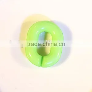 DIY Accessories 23 * 17 mm Acrylic Opening Lap Composable Chain Color Fluorescent Color Plastic thumbnail-2