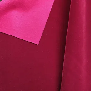 Nylon Flocking Fabrics Weft Knitting Flocked Fabric Velvet Flocking Fabrics Supplier thumbnail-3