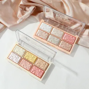 Cosmetic Highlighter Long Lasting Contour Oil Control High Shine Highlighter Face Makeup Blush thumbnail-4