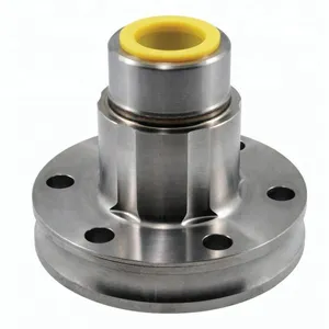 Thick Wide Flange Pump Fittings Cylinder Valve Protection Yellow Tapered Polyethylene Flexible Conduit End Cap thumbnail-2