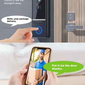 Ringsee Night Vision Wifi Video Doorbell Low Power 2 Way Intercom Smart Door Bell Camera Wireless Doorbell Chime thumbnail-5