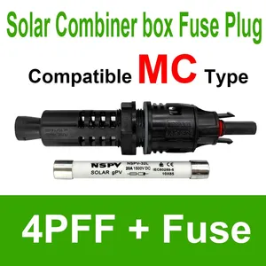 Waterproof Flame Retardant NSPV Solar Combiner Box Inverter Panel Type Fuse Connectors Series thumbnail-1