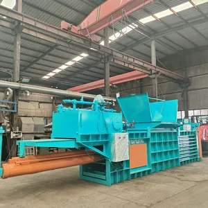 Horizontal Waste Cardboard Baler, Waste Film and Sheep Wool Compression Baler With CE thumbnail-2