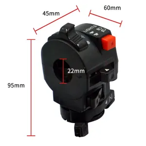 Motorcycle Low and High Beam Light Switch Ignition Switch Assembly for Motorcycle thumbnail-4