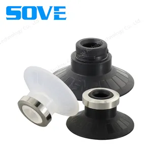 ZP-10~50US/N Series Silicone/Rubber Vacuum Cup SMC Brand Perfect Alternative Product Single-layer Flat Lip for Universal Workpiece Industrial Suction thumbnail-2