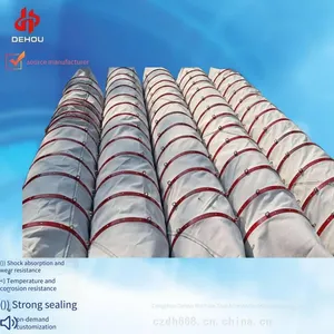 Canvas Telescopic Cloth Bag, Wear-resistant, for Dry Ash and Cement Tanker Unloading Telescopic Joint, Telescopic Cloth Bag for Cement Bulk Loader thumbnail-4
