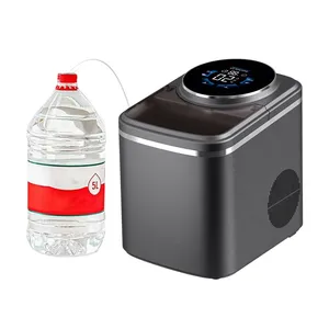 Custom Logo Portable Ice Maker Wholesale Automatic Electric Countertop Ice Machine Compact Design For Home Office RV Camping Use thumbnail-1