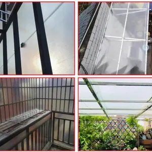 FRP Panel Wholesale 1/2/3mm Modern Transparent Roofing Fiberglass Reinforced Polyester Corrugated Sheet FRP Panel thumbnail-5