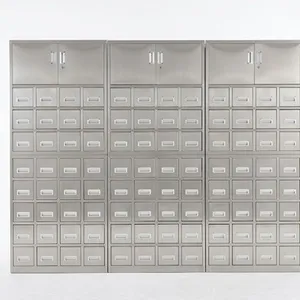 16 Drawer 48 Herb TCM Cabinet | Customizable With Casters, Locks & Drawer Labels for Pharmacy Use thumbnail-5