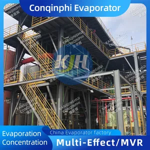 Touch Screen PLC Controlled Multi-effect Evaporation Crystallization System, 316L Stainless Steel thumbnail-1