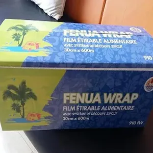 Anti-Fog PVC-Klebfolie Lebensmittelqualität mit hoher Transparenz, Rolle für Catering und Restaurants thumbnail-1