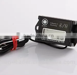 Digital Inductive Waterproof Tiny Tach Hour Meter Tachometer Used For Motocross Dirt Bike Boat Marine Generator thumbnail-2