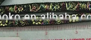 EMBROIDERY TAPE JACQUARD TRIMMING LACE 10MM WIDTH FOR SEW ON CLOTHING OR CLOTHING NOTION ITEMS DECORATION thumbnail-1