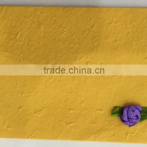 Handmade Paper Envelope With Artificial Flower thumbnail-2