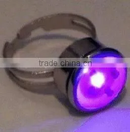Electronic Mood Ring 2 Flashing Body Light Lapel Pins for Party / Bar thumbnail-1
