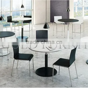 Modern Small Round Melamine Office Meeting Table (SZ-MT123) thumbnail-1