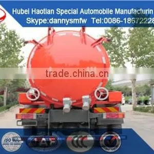 SINOTRUK Sewage Suction Tanker Truck Fecal Tank Transport Truck for Sale High Presure Cleaning thumbnail-3
