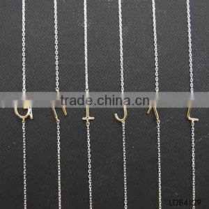 Wholesale Jewelry Gold Plated Letters Necklace thumbnail-1