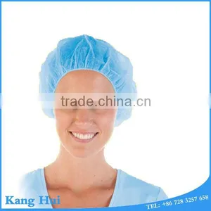 2015 New Disposable Shower Cap Non Woven Bouffant Cap thumbnail-1