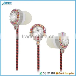 Best Stylish Novelty Earbuds Diamond Bling Earphone For Upscale Market thumbnail-1