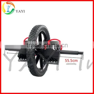 Abdominal Exercise Large Heavy Ab Wheel With Foot/Hand Grips thumbnail-4
