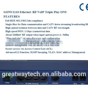 GONU1110 CATV Ethernet /RF/VoIP Triple-Play ONU thumbnail-1