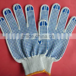 7gauge Cheap Price PVC Dotted Safety Work Cotton Gloves Quality Choice thumbnail-1