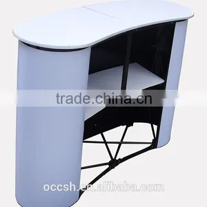 Hot Sale! Aluminium Pop Up Table, Trade Show Counter, Promotional Pop Up Display Counter thumbnail-1