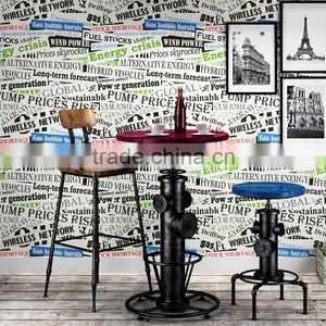 English Letter American Design Decorative Wallpaper for Bar thumbnail-5