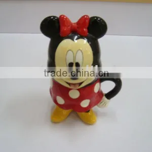 Lovely Mickey Mouse Ceramic Cartoon 3d Cup thumbnail-1