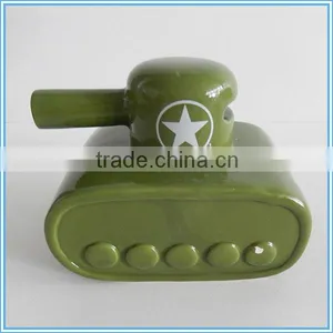 Ceramic Small Tanks Piggy Bank Money Boxes Craft Gift thumbnail-1