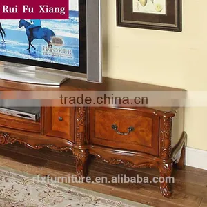 Vintage Style Wooden Flooring TV Stand Cabinet for Storage T-216 thumbnail-2