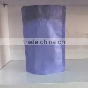 Composite Kraft Aluminum Foil Bag Stand up Zipper Pouch Resealable Stand Up Coffee Laminated Packaging Bags thumbnail-1
