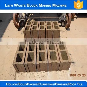 QT40-3B Egg Laying Mobile Manual Hollow Brick Making Machine for Sale thumbnail-5