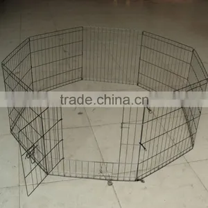 China Indoor Outdoor Cheap Portable Wire Metal Rabbit Enclosure Hutch thumbnail-1
