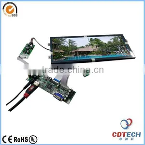 Ultra Wide Bar Stretched LCD 12.3 Inch Advertising Screen thumbnail-1