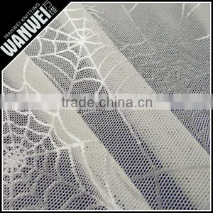 Smooth Spider Web New Product Elastic and Bright Nylon Spandex Lace Fabric for Different Dress and Skirts Manufactur Sellin 4024 thumbnail-1