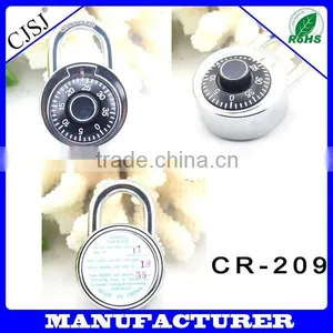 2016 Hot Sale Nice Design Zinc Alloy Round Padlock Combination Lock Quality Choice thumbnail-6