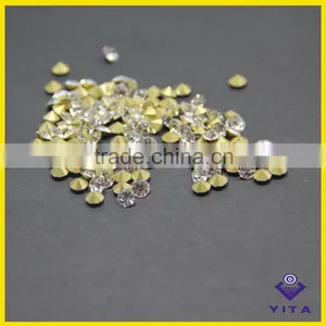 Sale Round Shape Clear White Crystal Rhinestone for Shoes All Category thumbnail-3