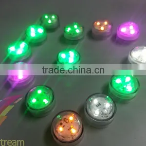 Mini Waterproof Diamond Tea Light Submersible Lamp For Christmas Holiday Wedding Party Swimming Pool 2 X CR2032 Battery thumbnail-2