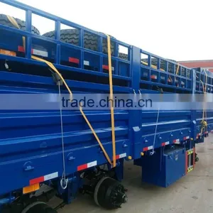 2016 Hot Sale China Factory 20 ft 40 ft 3axle Container Flatbed Semi Trailer for Sale thumbnail-2